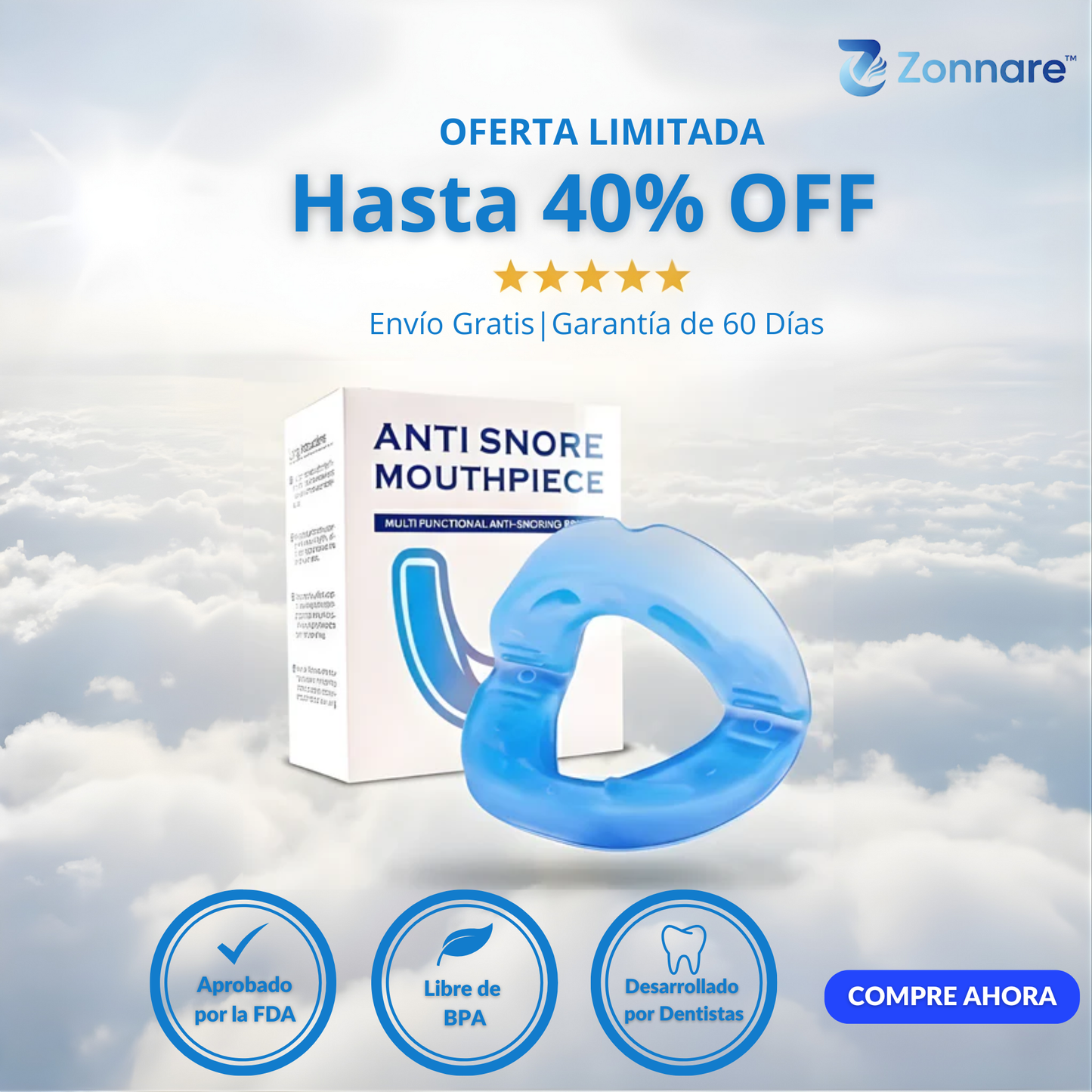 Protector bucal antirronquidos Zonnare