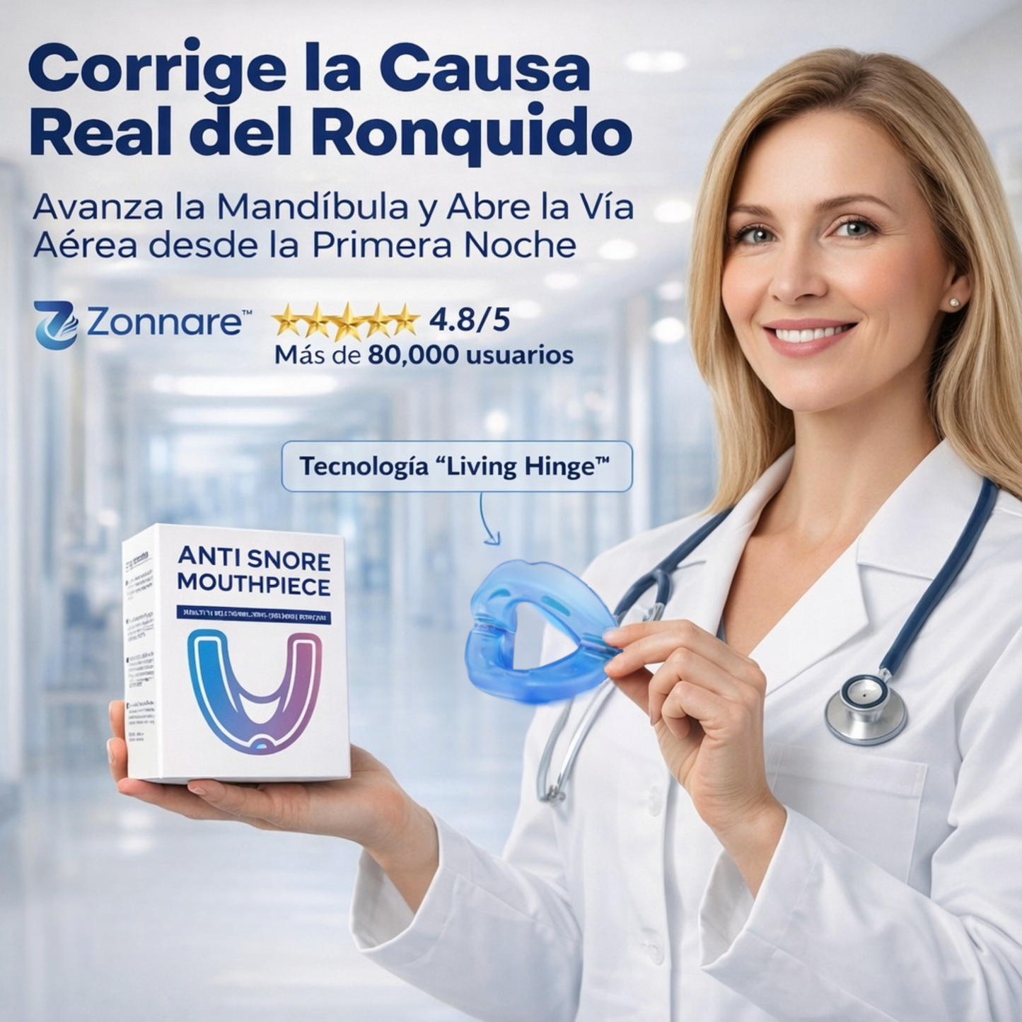 Protector bucal antirronquidos Zonnare