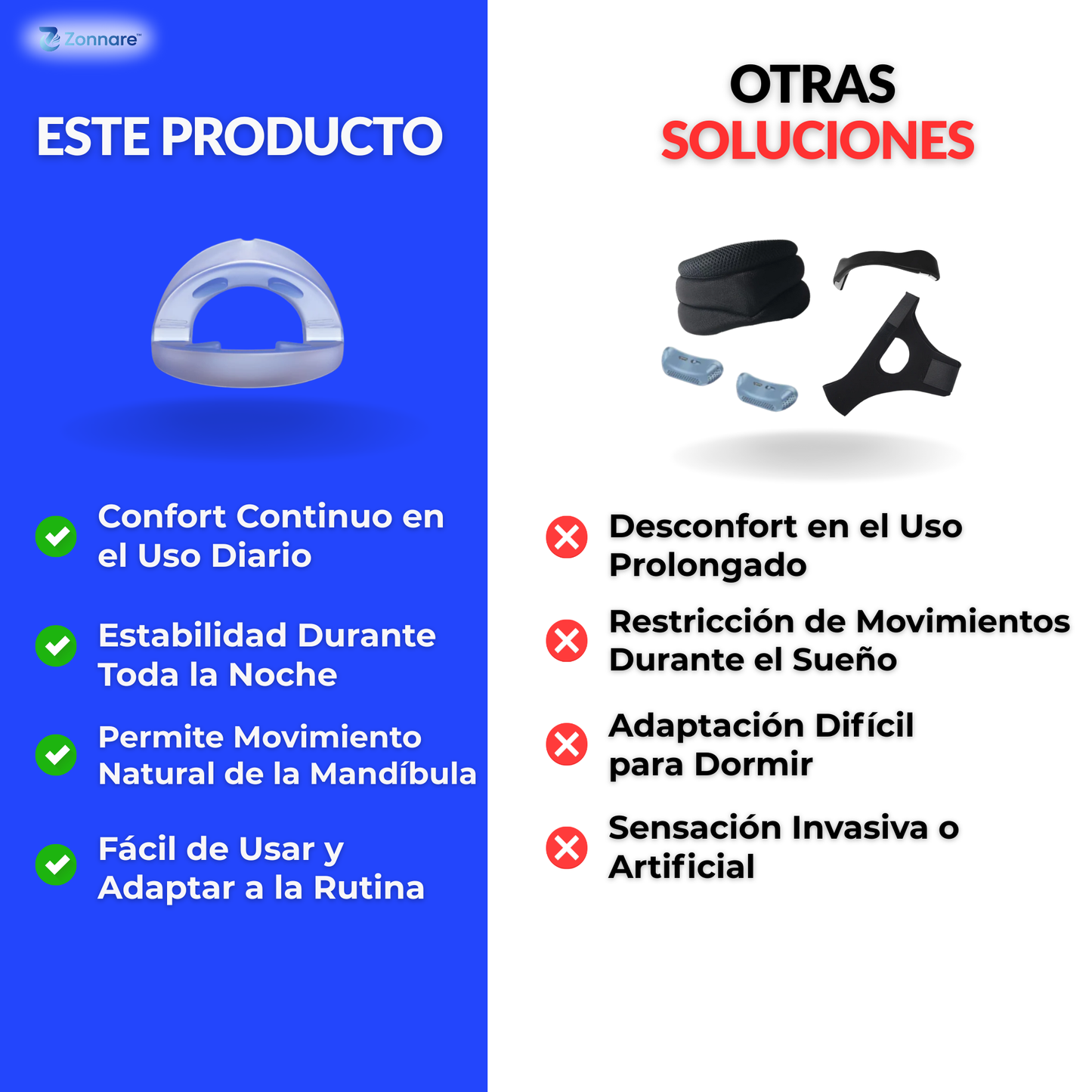 Protector bucal antirronquidos Zonnare